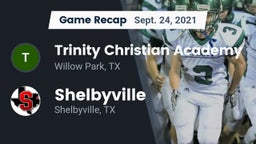 Recap: Trinity Christian Academy vs. Shelbyville  2021