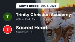 Recap: Trinity Christian Academy vs. Sacred Heart  2021