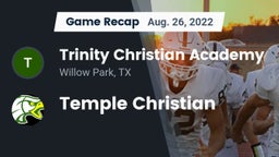 Recap: Trinity Christian Academy vs. Temple Christian  2022