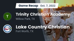 Recap: Trinity Christian Academy vs. Lake Country Christian  2022