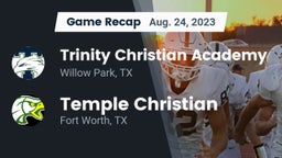 Recap: Trinity Christian Academy vs. Temple Christian  2023