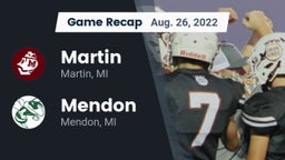Recap: Martin  vs. Mendon  2022