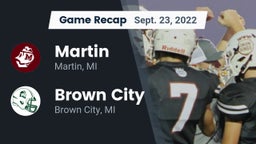 Recap: Martin  vs. Brown City  2022