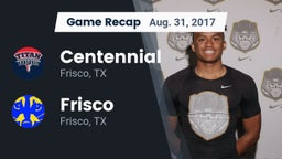 Recap: Centennial  vs. Frisco  2017