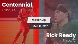 Matchup: Centennial High vs. Rick Reedy  2017