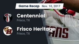 Recap: Centennial  vs. Frisco Heritage  2017