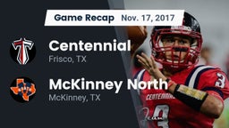 Recap: Centennial  vs. McKinney North  2017