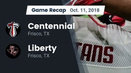 Recap: Centennial  vs. Liberty  2018