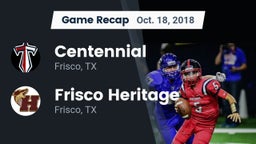 Recap: Centennial  vs. Frisco Heritage  2018