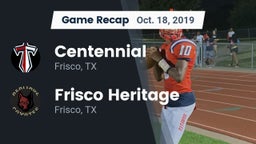 Recap: Centennial  vs. Frisco Heritage  2019