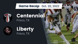 Recap: Centennial  vs. Liberty  2022