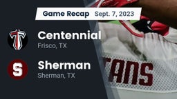 Recap: Centennial  vs. Sherman  2023
