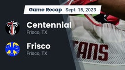 Recap: Centennial  vs. Frisco  2023