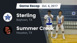 Recap: Sterling  vs. Summer Creek  2017
