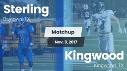 Matchup: Sterling  vs. Kingwood  2017