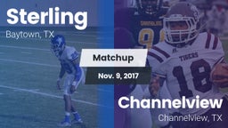 Matchup: Sterling  vs. Channelview  2017