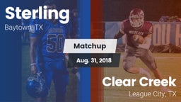 Matchup: Sterling  vs. Clear Creek  2018