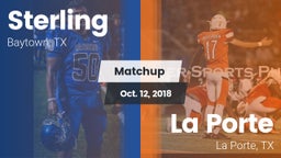 Matchup: Sterling  vs. La Porte  2018