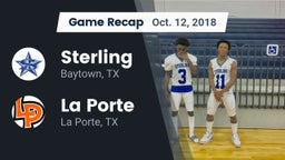 Recap: Sterling  vs. La Porte  2018