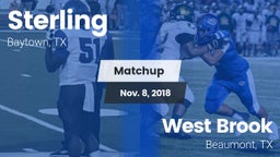 Matchup: Sterling  vs. West Brook  2018
