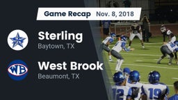 Recap: Sterling  vs. West Brook  2018
