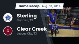 Recap: Sterling  vs. Clear Creek  2019