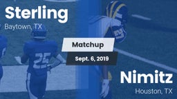 Matchup: Sterling  vs. Nimitz  2019