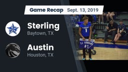 Recap: Sterling  vs. Austin  2019