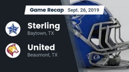 Recap: Sterling  vs. United  2019