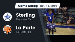 Recap: Sterling  vs. La Porte  2019