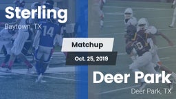 Matchup: Sterling  vs. Deer Park  2019
