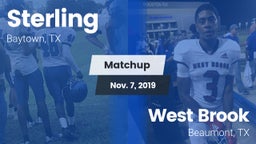 Matchup: Sterling  vs. West Brook  2019
