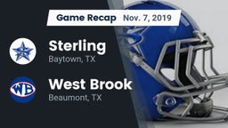 Recap: Sterling  vs. West Brook  2019