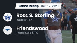 Recap: Ross S. Sterling  vs. Friendswood  2020