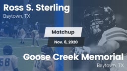 Matchup: Sterling  vs. Goose Creek Memorial  2020