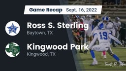 Recap: Ross S. Sterling  vs. Kingwood Park  2022