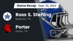 Recap: Ross S. Sterling  vs. Porter  2022