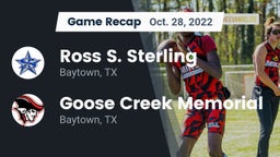 Recap: Ross S. Sterling  vs. Goose Creek Memorial  2022