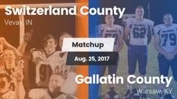 Matchup: Switzerland County vs. Gallatin County  2017