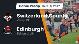 Recap: Switzerland County  vs. Edinburgh  2017