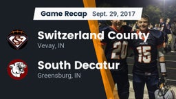 Recap: Switzerland County  vs. South Decatur  2017
