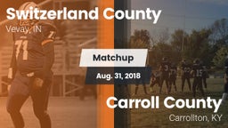 Matchup: Switzerland County vs. Carroll County  2018