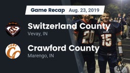 Recap: Switzerland County  vs. Crawford County  2019