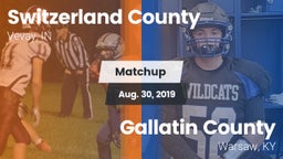 Matchup: Switzerland County vs. Gallatin County  2019