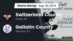 Recap: Switzerland County  vs. Gallatin County  2019