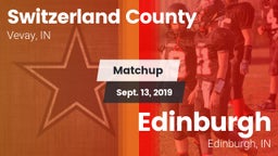 Matchup: Switzerland County vs. Edinburgh  2019