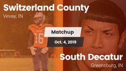Matchup: Switzerland County vs. South Decatur  2019