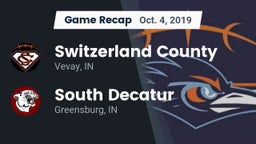 Recap: Switzerland County  vs. South Decatur  2019