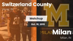 Matchup: Switzerland County vs. Milan  2019