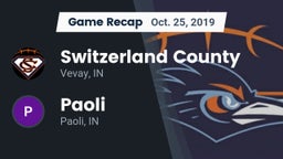 Recap: Switzerland County  vs. Paoli  2019
